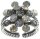 Konplott - Magic Fireball - grey, antique silver, ring
