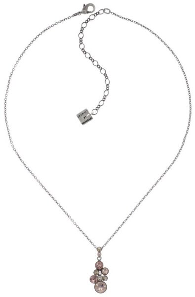 Konplott - Water Cascade - Beige, Antiksilber, Halskette mit Anhänger