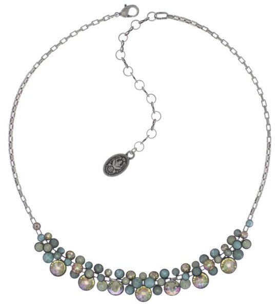 Konplott - Water Cascade - green, antique silver, necklace