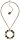 Konplott - Cleo - grey, Light antique brass, necklace pendant