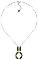 Konplott - Cleo - grey, Light antique brass, necklace...