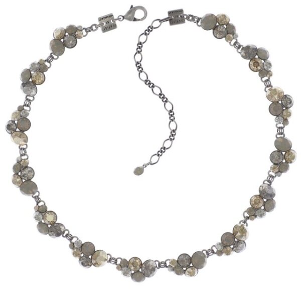 Konplott - Petit Glamour - beige, antique silver, necklace