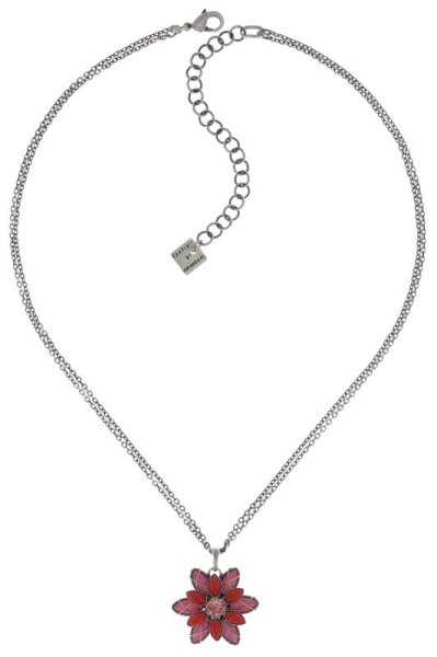 Konplott - Psychodahlia - multi, antique silver, necklace pendant