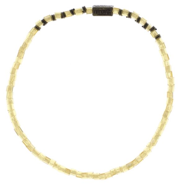Konplott - Petit Glamour dAfrique - yellow, antique brass, bracelet elastic