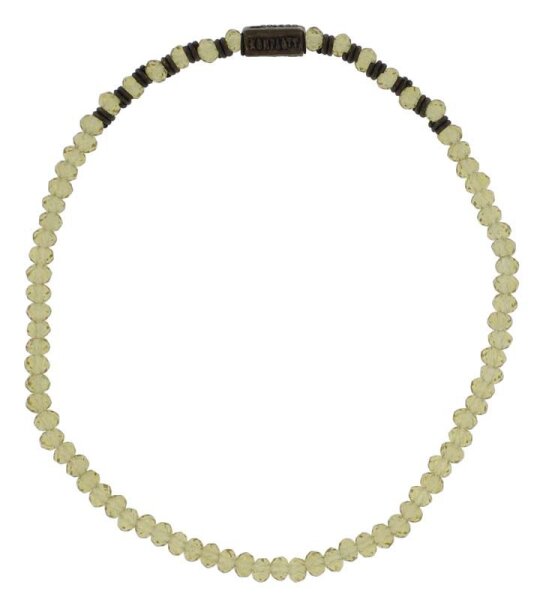 Konplott - Petit Glamour dAfrique - yellow, antique brass, bracelet elastic
