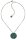 Konplott - Studio 54 - green, antique brass, necklace pendant