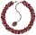 Konplott - Dance with Navette - red, antique brass, necklace