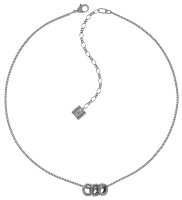 Konplott - Colour Ring - blueantique silver, necklace 