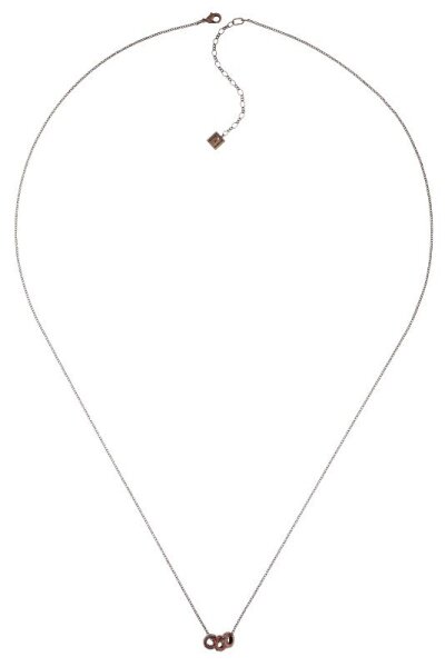 Konplott - Colour Ring - corallineantique copper, necklace long