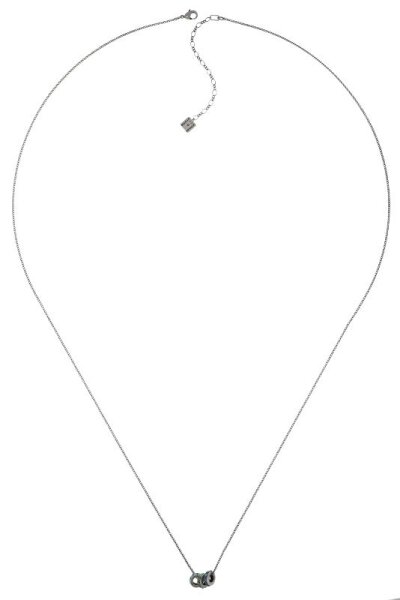 Konplott - Colour Ring - blueantique silver, necklace long