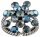 Konplott - Magic Fireball - blue, antique silver, ring