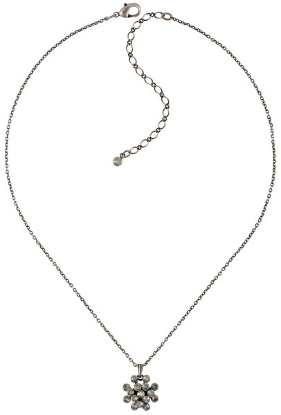 Konplott - Magic Fireball - white, antique silver, necklace pendant mini