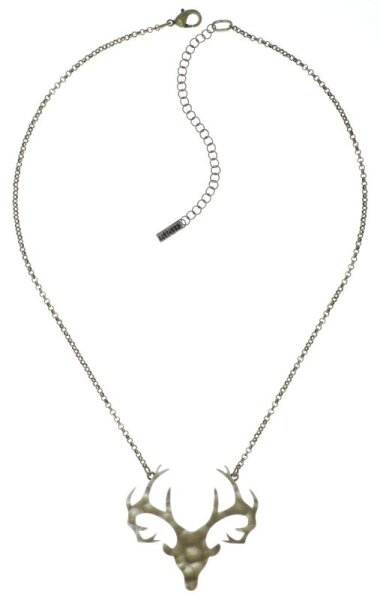 Konplott - The Deer - brass, antique brass, necklace pendant