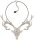 Konplott - The Deer - Silber, Antiksilber, Halskette