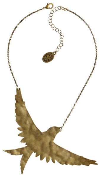 Konplott - The Sparrow - Brass, antique brass, necklace