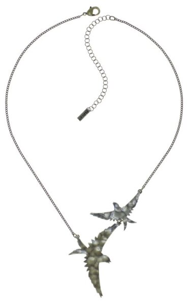 Konplott - The Sparrow - Messing, Antikmessing, Halskette mit Anhänger