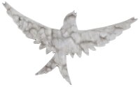 Konplott - The Sparrow - silver, antique silver, brooch