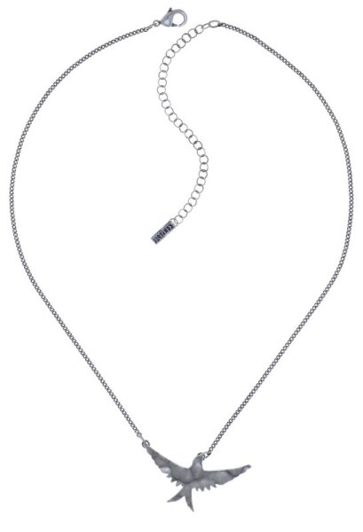 Konplott - The Sparrow - silver, antique silver, necklace pendant