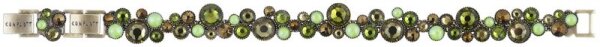 Konplott - Water Cascade - green, antique brass, bracelet