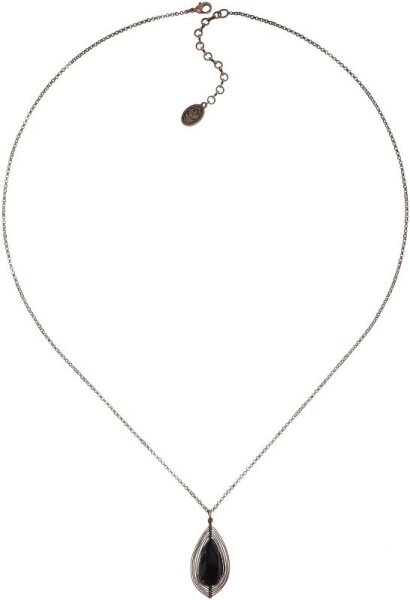 Konplott - Amazonia - brown, antique copper, necklace long, pendant