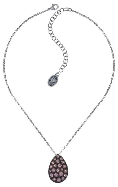 Konplott - Tears of Joy - beige, vintage rose, antique silver, necklace pendant
