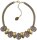 Konplott - Tears of Joy - brown, crystal cappucci, antique brass, necklace