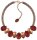 Konplott - Tears of Joy - coralline, scarlet, antique copper, necklace