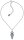 Konplott - Snow White - white, antique silver, necklace pendant