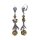 Konplott - Spell on You - , antique silver/antique brass, earring eurowire dangling