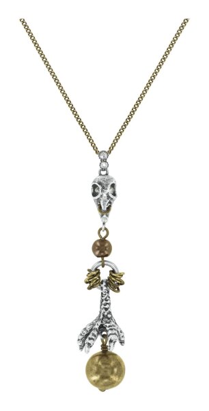 Konplott - Spell on You - , antique silver/antique brass, necklace pendant