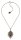 Konplott - Striptease - black/white, light antique brass, necklace pendant