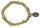 Konplott - Bead Snakes - yellow, antique brass, bracelet elastic