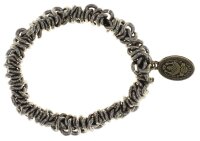 Konplott - Bead Snakes - brown, antique brass, bracelet...