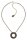 Konplott - Rock n Glam - Grau, crystal lt.chrome, Antikmessing, Halskette mit Anhänger