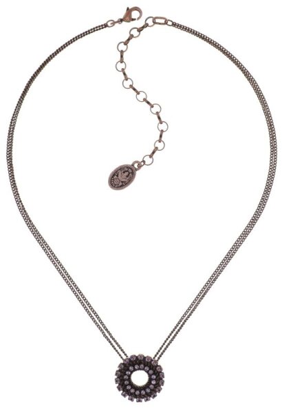 Konplott - Rock n Glam - lila, light amethyst, antique copper, necklace pendant
