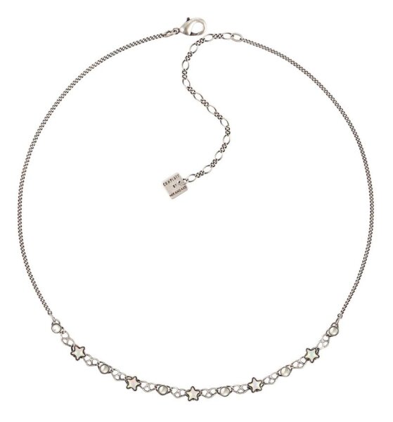 Konplott - Sterntaler - white, antique silver, necklace