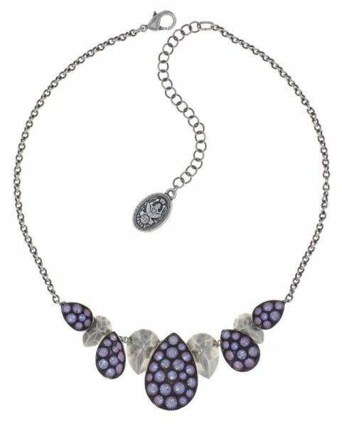 Konplott - Tears of Joy - beige, antique silver, necklace