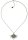 Konplott - Geisha - white, Light antique brass, necklace pendant, long