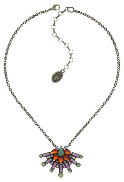 Konplott - Geisha - multi, Light antique brass, necklace pendant