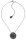 Konplott - Inside Out - black, gun metal, necklace pendant