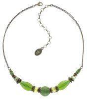 Konplott - Tropical Candy - green, antique brass, necklace