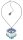 Konplott - Mandala - Blau, Antiksilber, Halskette mit Anhänger