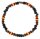 Konplott - Urban Scuba - black, orange, antique brass, bracelet elastic