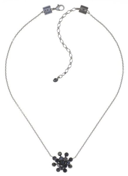 Konplott - Magic Fireball - Black Star, Blackantique silver, necklace pendant