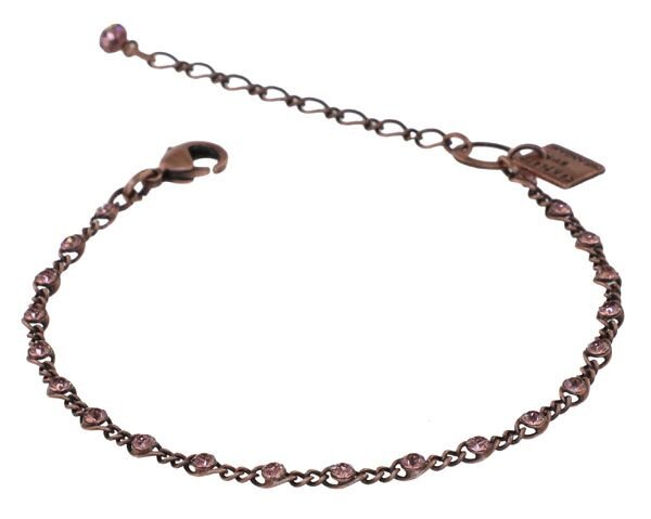 Konplott - Magic Fireball - Deep Rose, Pink, antique copper, bracelet mini
