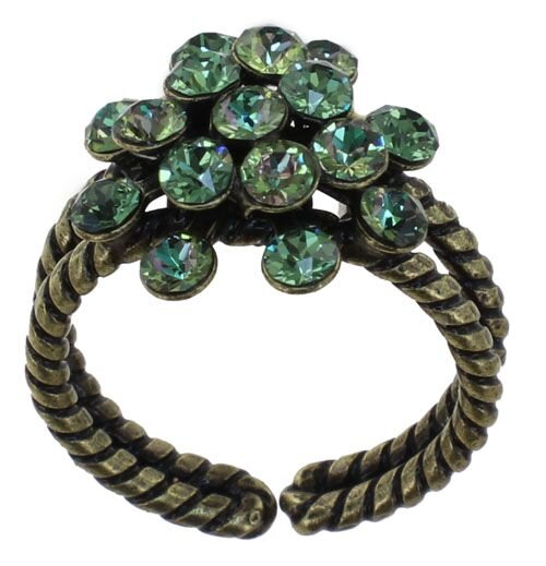 Konplott - Magic Fireball - Magnetic Greens, Green, antique brass, ring mini