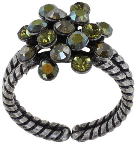 Konplott - Magic Fireball - Olivia, Green, antique silver, ring mini
