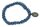 Konplott - Bead Snakes - blue, antique brass, bracelet elastic