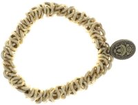 Konplott - Bead Snakes - yellow, antique brass, bracelet...