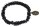Konplott - Bead Snakes - black, antique brass, bracelet elastic